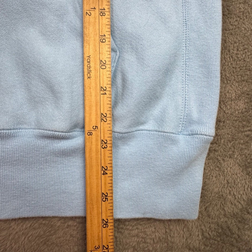Champion Reverse Weave Hoodie Mens XL Blue Excellent Vintage Script Logo GF68 - Picture 6 of 8